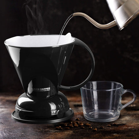 Clever Dripper BPA-free Tritan construction supports everyday, safe use