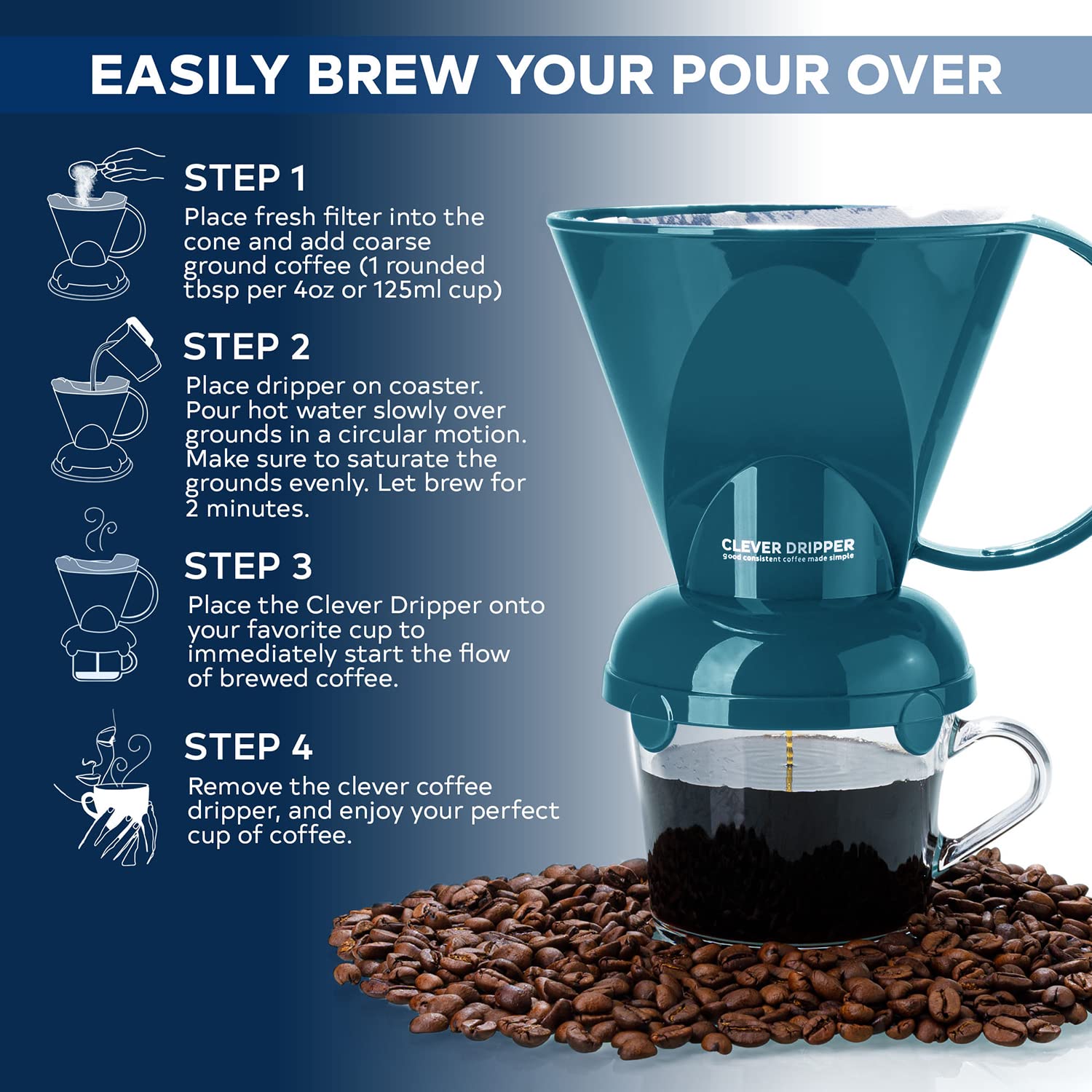 Clever Filters (100-count) for clean, consistent extraction