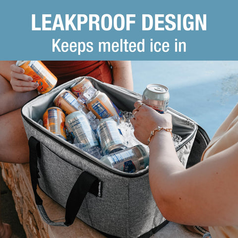 CleverMade Tahoe cooler folded flat for compact packing.