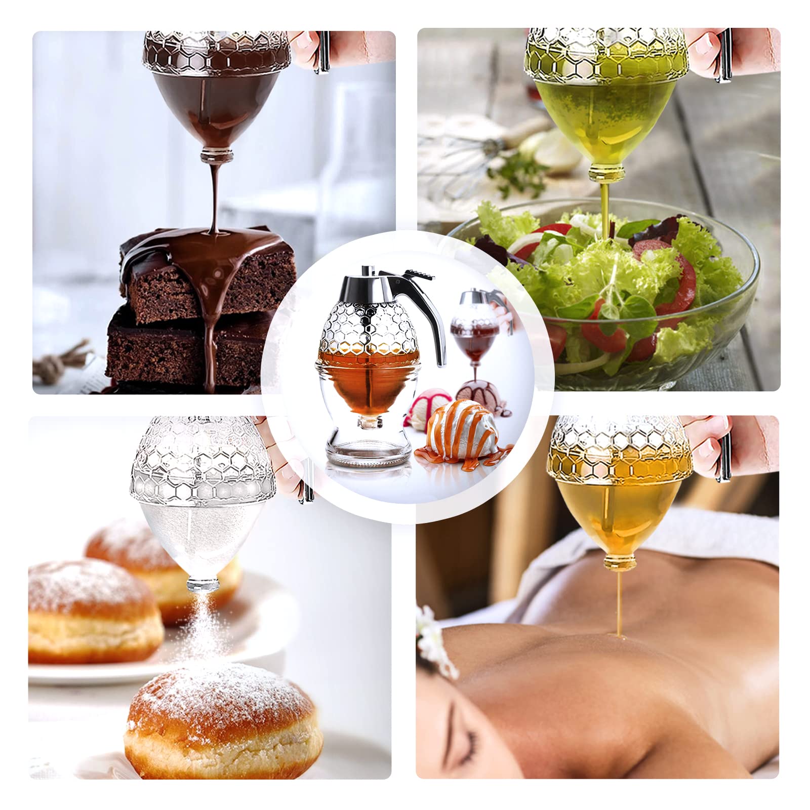 CLEVLI honey dipper included for precise serving