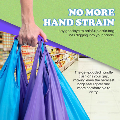 Click & Carry compact storage fits in car pocket or bag for easy access