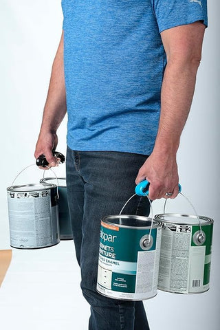 Durable plastic construction supports long-lasting bag carrying with Click & Carry.