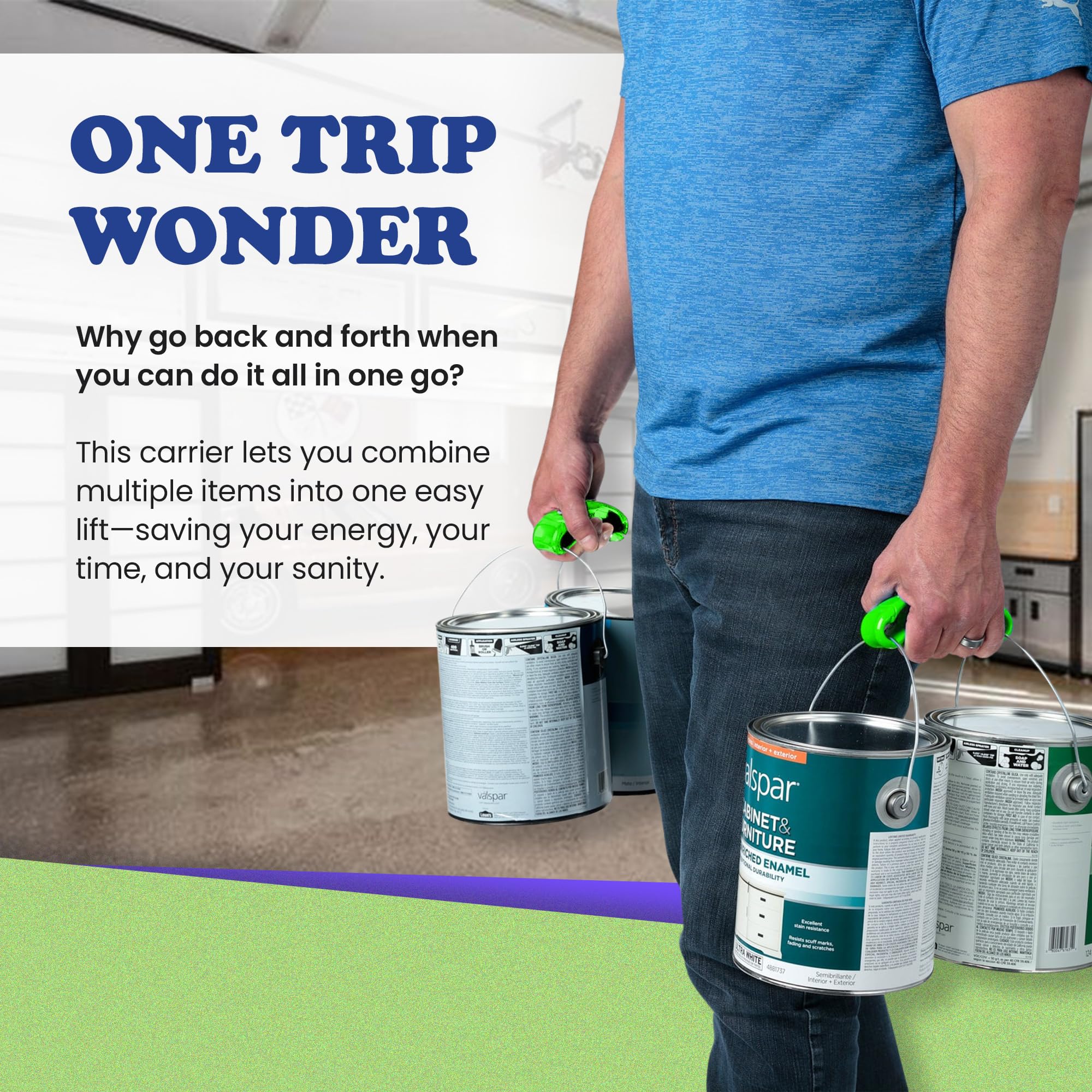 Click & Carry luggage-ready solution with high capacity support.