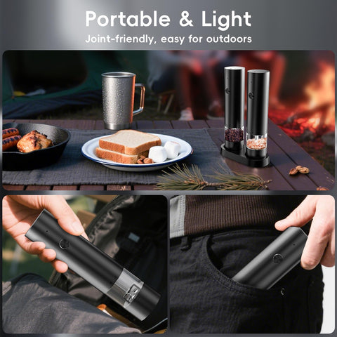 CLICKISS adjustable grind dial and see through chamber for monitoring spice levels.