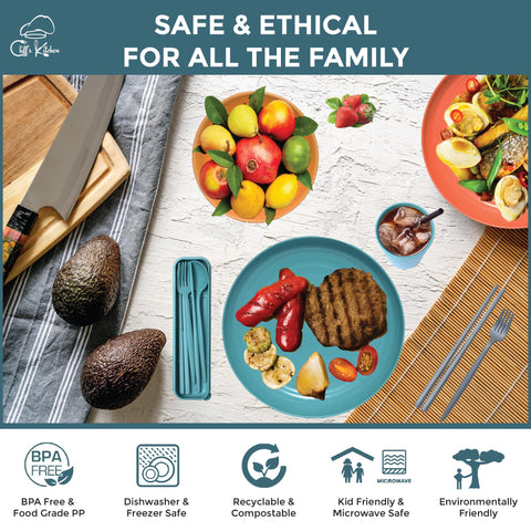 CLIFFS KITCHEN BPA-free dishes provide safe daily use