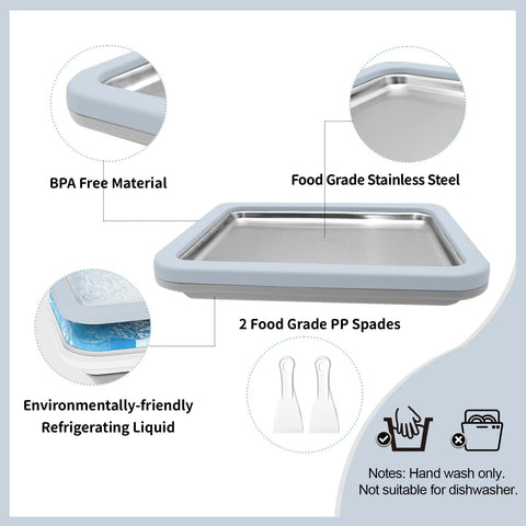 Climafusion frozen yogurt plate ready for quick DIY treats