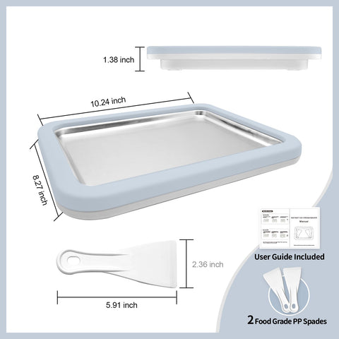Climafusion pan chilling in freezer for instant dessert prep