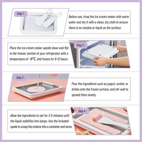 Climafusion ice-cream-rolls shot captures creamy texture and colorful toppings.