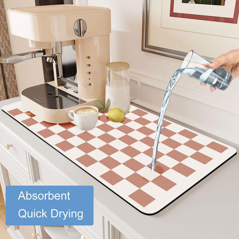 Clinuse Coffee Mats suit espresso machines and coffee bars at home.