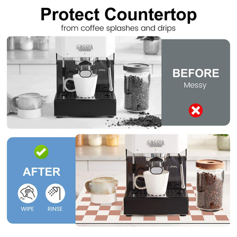 Clinuse Coffee Mats foldable design for easy storage after use.