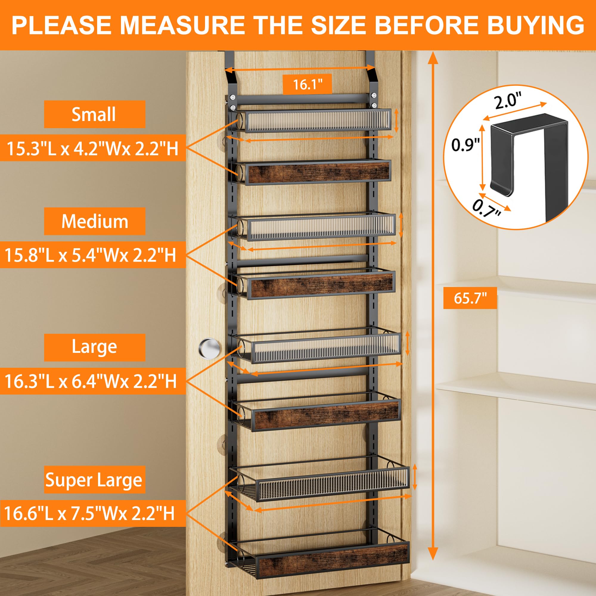 Clothink door organizer versatile for bathroom and laundry rooms