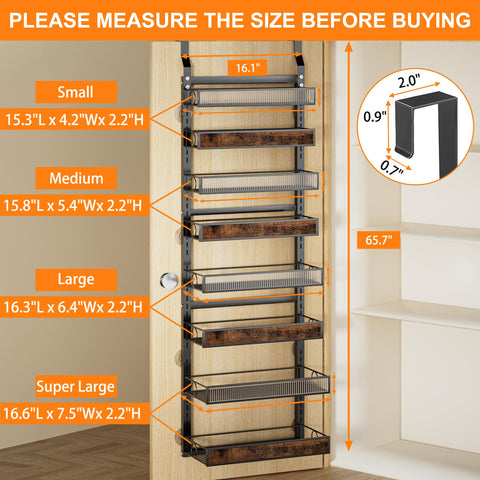 Clothink door organizer versatile for bathroom and laundry rooms