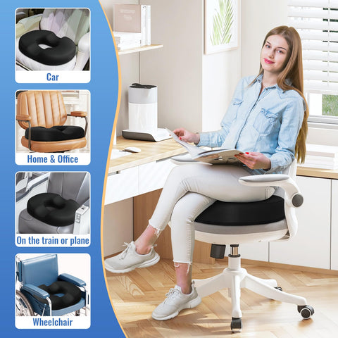 CloudBliss breathable cover keeps you cool during long sessions.
