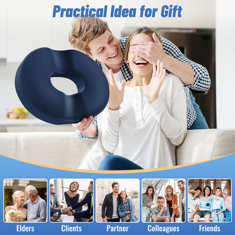CloudBliss donut pillow makes a thoughtful gift for comfort seekers.