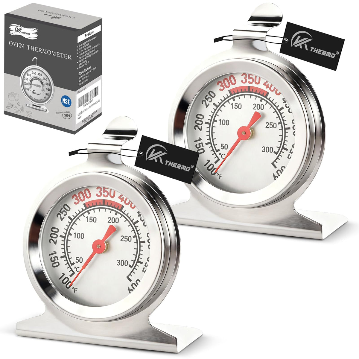 CloudHand oven thermometer dial shows precise readings for perfect roasts