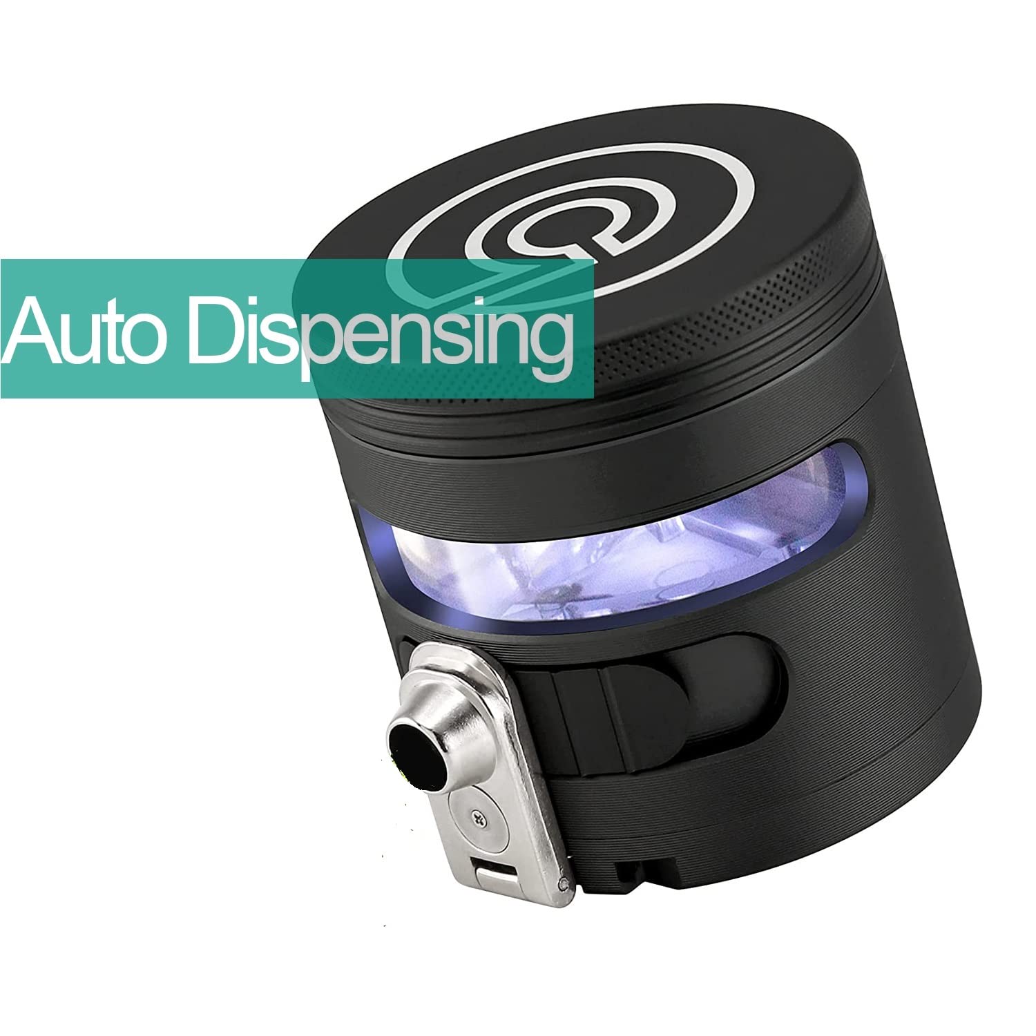Cloudious9 Tectonic9 grinder side view emphasizes grip-friendly body for easy one-handed operation.
