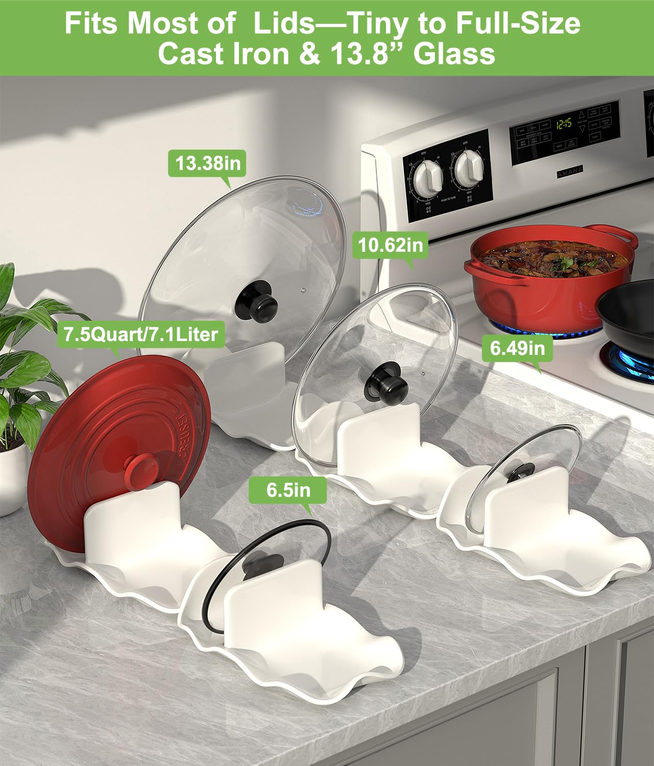 CLTIKACK spoon rest dishwasher-safe design makes cleanup quick and easy
