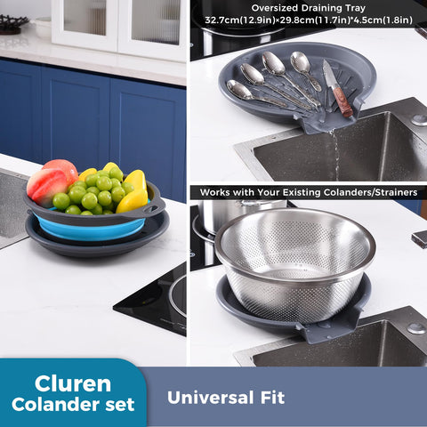 Cluren BPA-free material ensures safe boiling water cleaning and freezing storage.