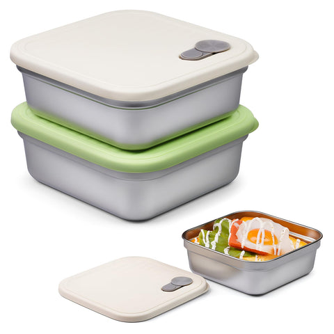 CLWVPCOT 20oz sandwich container with white lid for organized, on-the-go lunches.