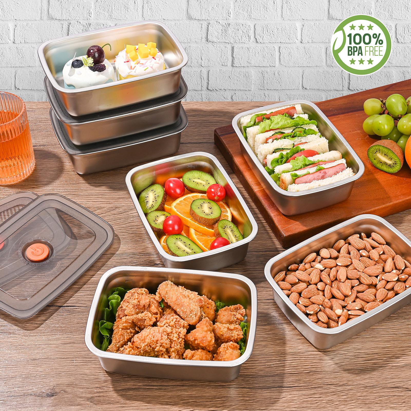 CLWVPCOT leak-proof lid with air vent for freshness and easy opening