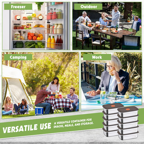On-the-go CLWVPCOT containers for snacks and picnics