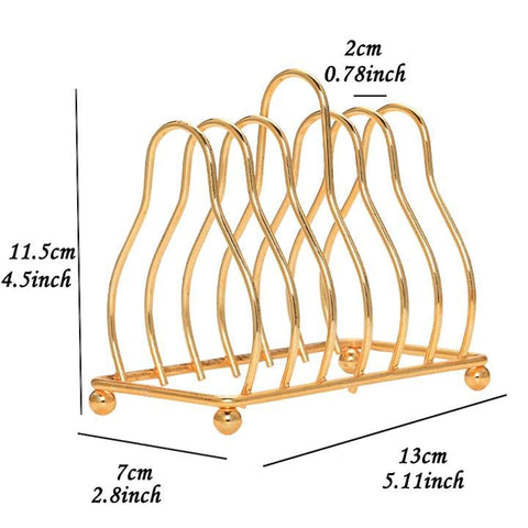 CLWXHS 6-Slice Toast Rack side view highlighting compact footprint