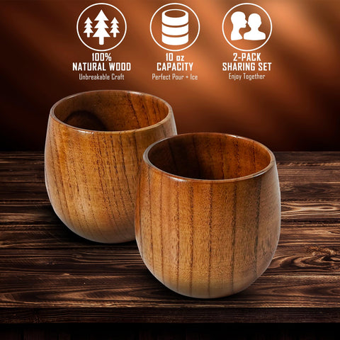 Clxfcgiv handcrafted-wood glass fits comfortably in hand, enhancing aroma retention during tasting sessions.