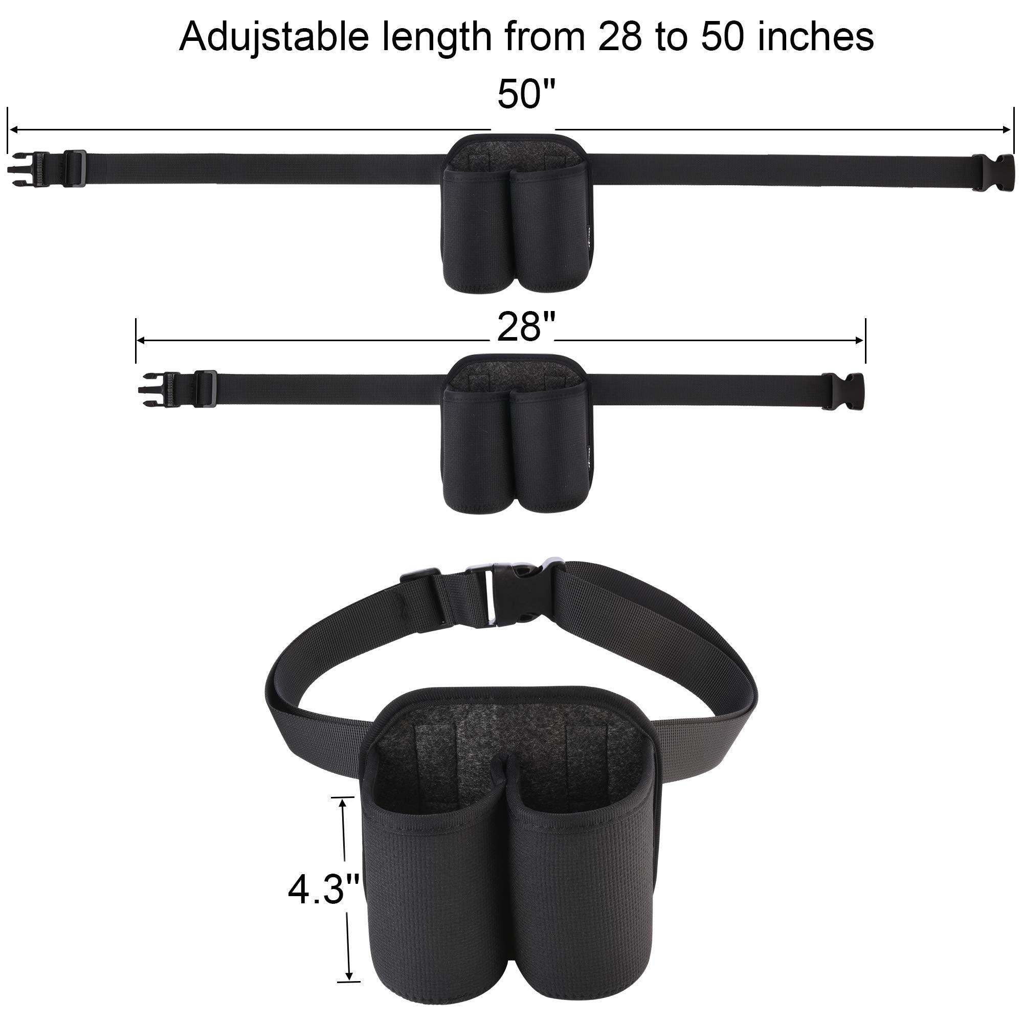 CM beer belt buckle design enables quick bottle access.