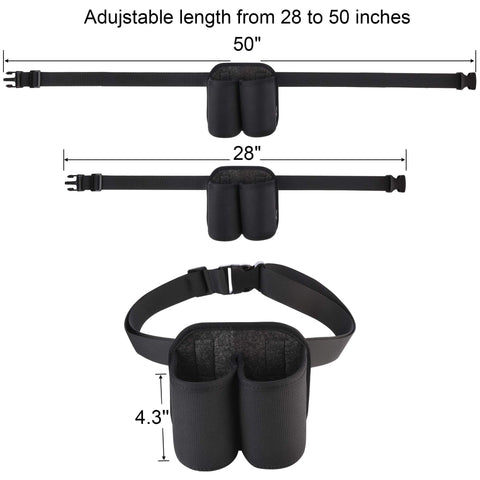 CM beer belt buckle design enables quick bottle access.