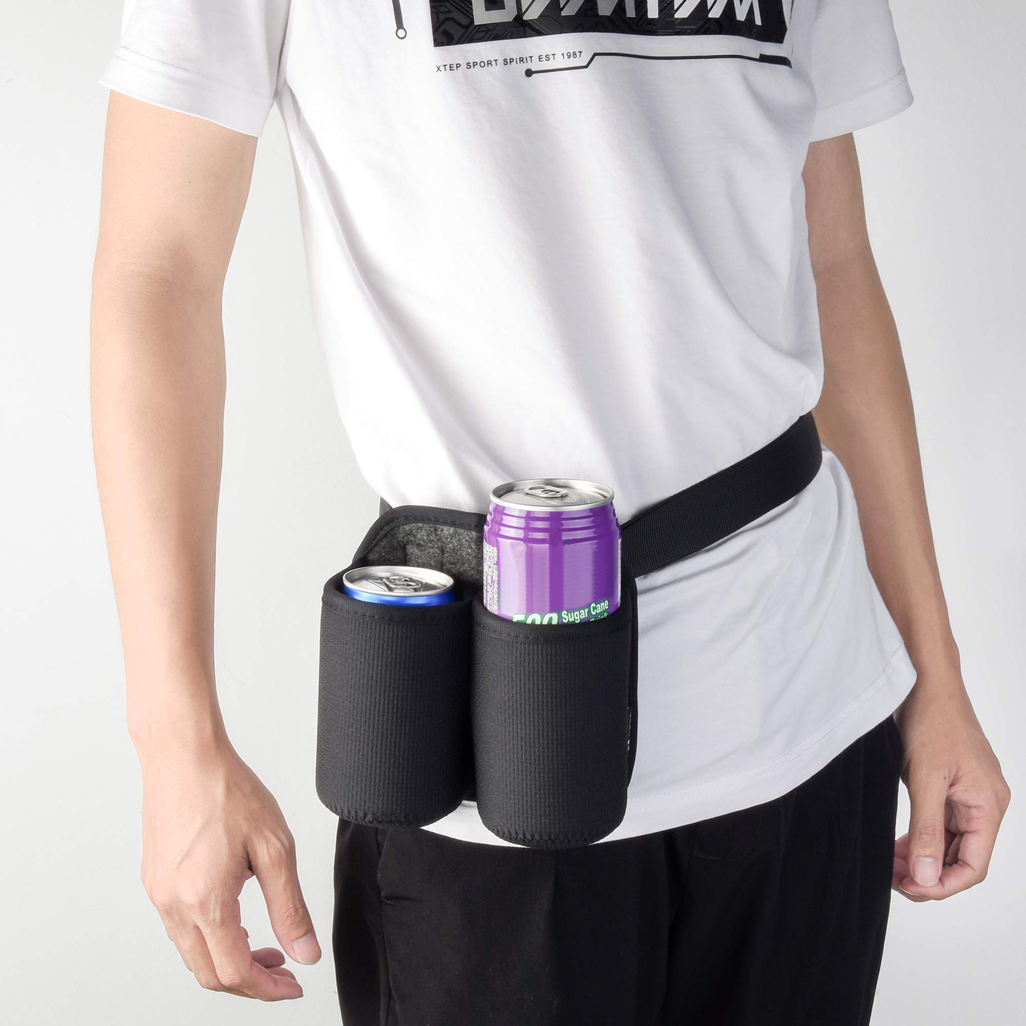CM 2-Bottles Beer Belt Strap suits outdoor parties and camping.