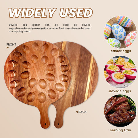Cmaqpw versatile wood board doubles as cutting board or cheese platter.