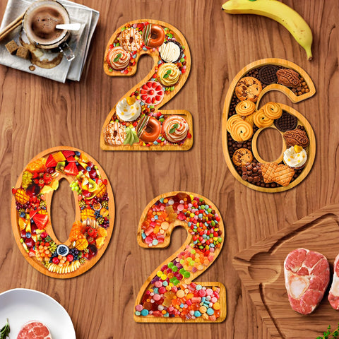 Large surface area supports a variety of foods like nuts, fruits, and cupcakes.