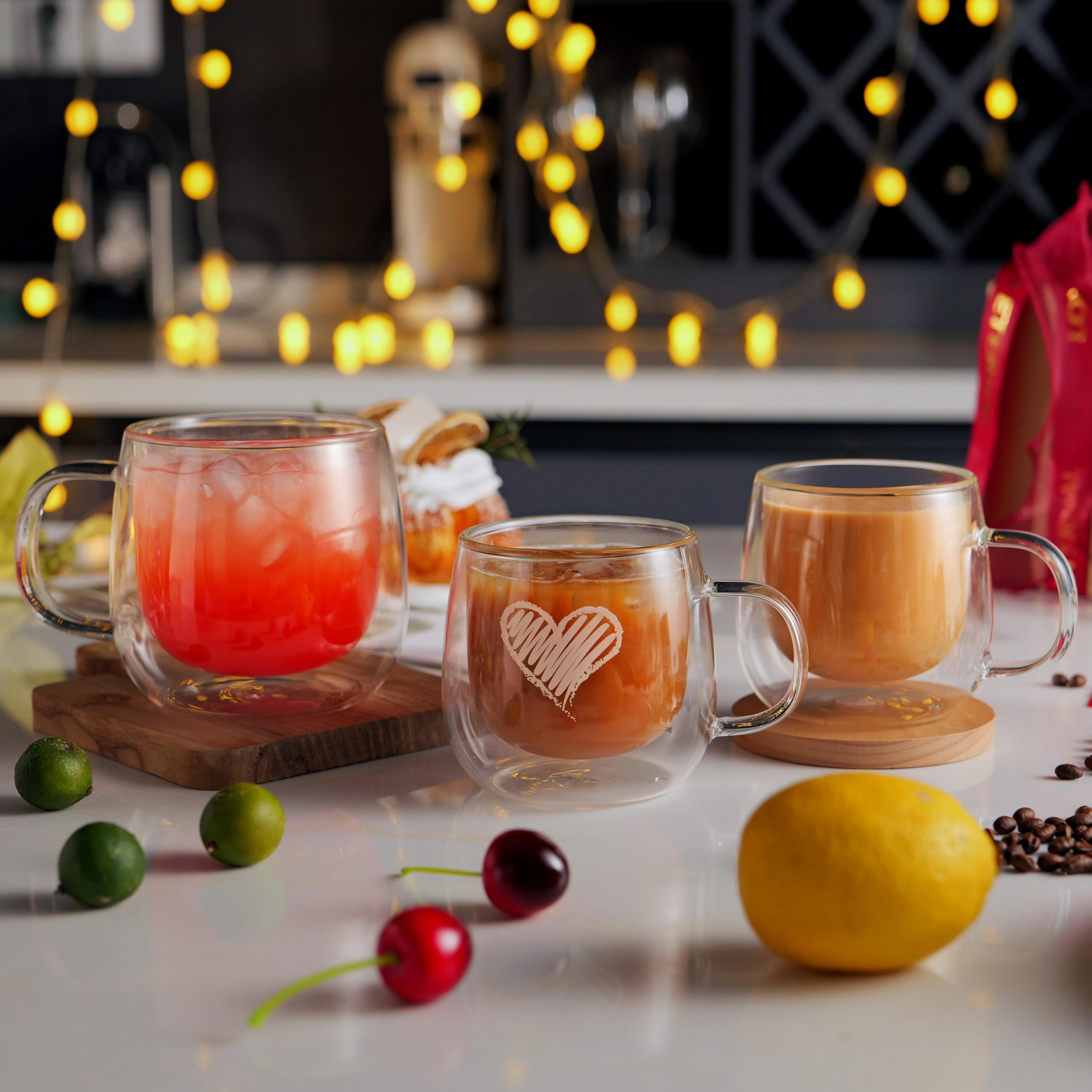 CNGLASS insulated mug keeps hot drinks comfortable to hold