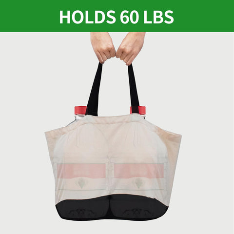 CNaiyunpin foldable tote stored compactly for travel and errands