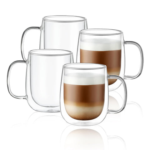CNGLASS 12oz double-wall mug front view keeps drinks hot without burning your hand