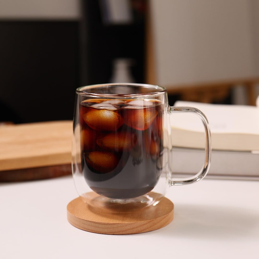 CNGLASS daily-use 12oz mug suitable for latte and tea