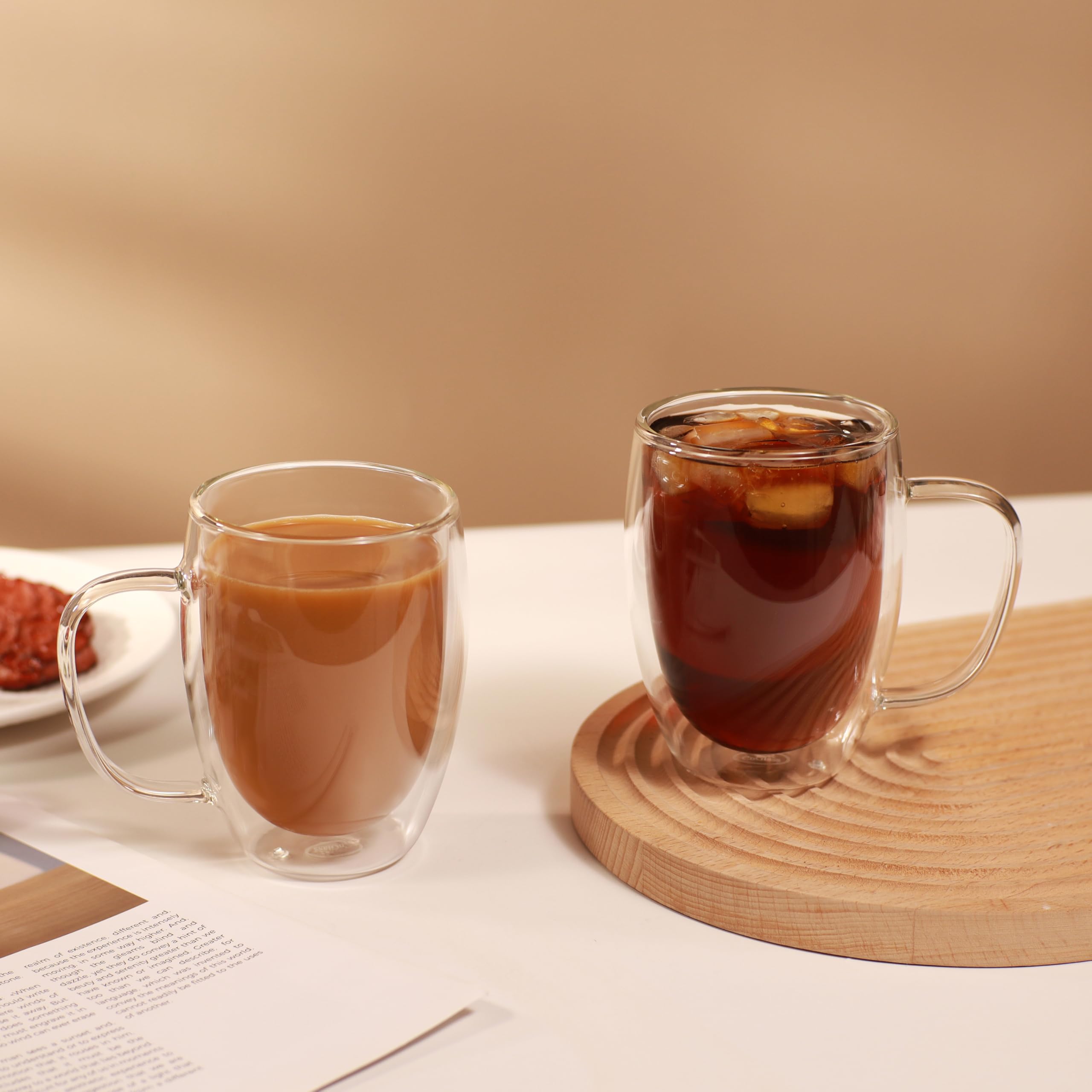 CNGLASS daily-use mug ideal for latte, cappuccino, or tea.