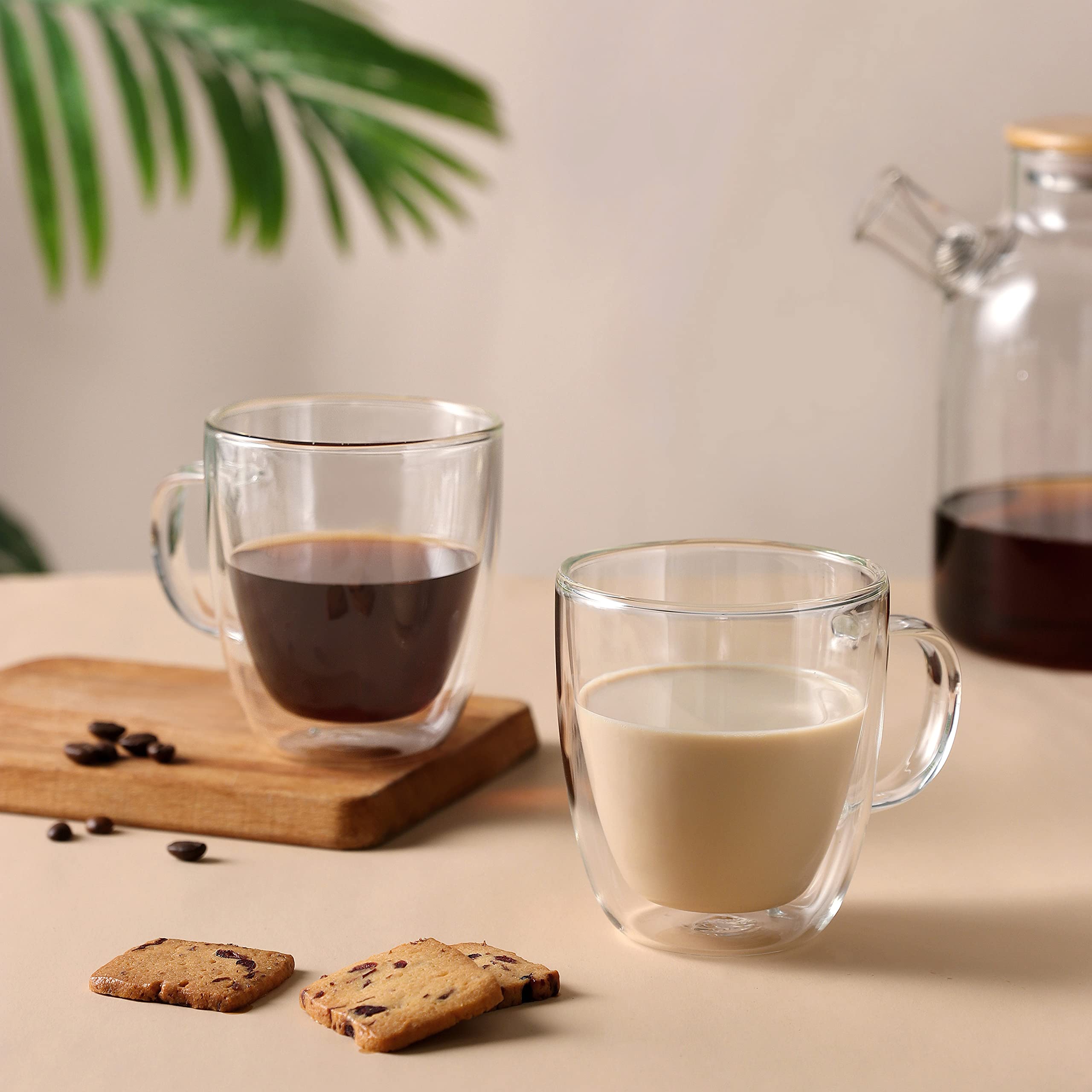 CNGLASS dishwasher and microwave safe mug demonstrates easy everyday care.