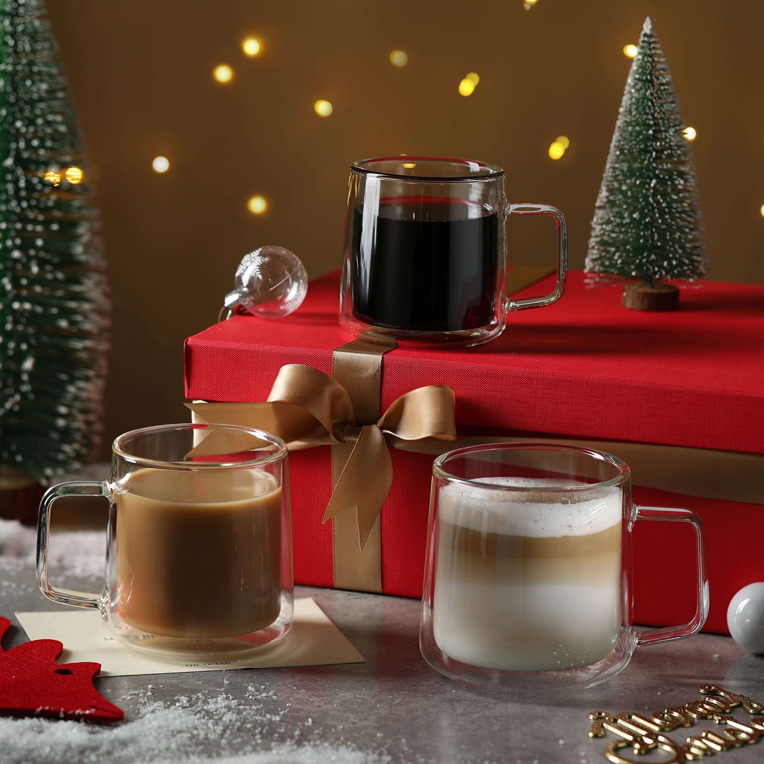 CNGLASS dishwasher and microwave safe mug for easy care.
