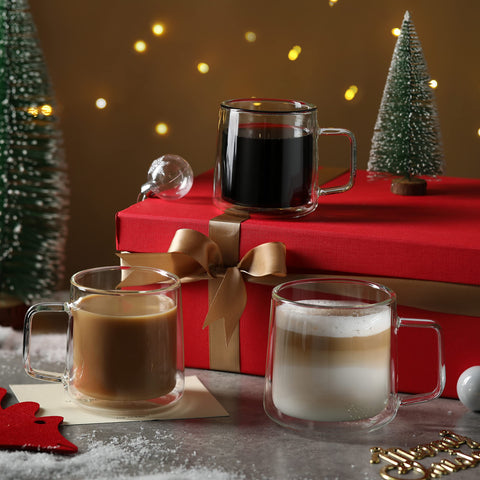 CNGLASS dishwasher and microwave safe mug for easy care.