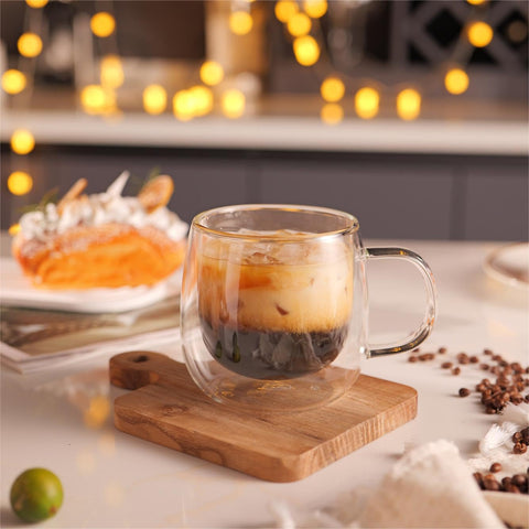 CNGLASS elegant gift box enhances gifting with this mug set