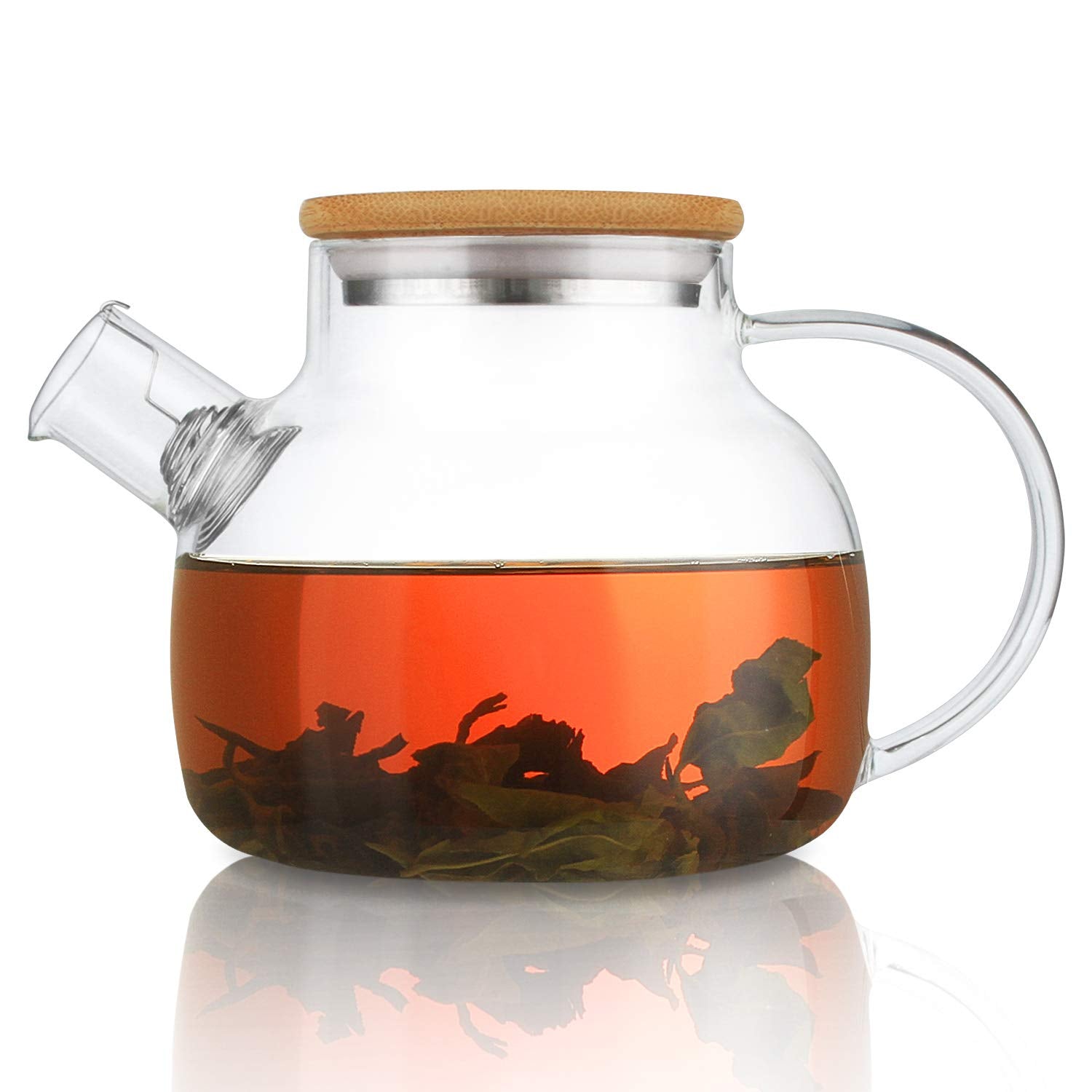 CNGLASS glass teapot main body designed for stovetop brewing.