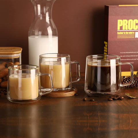 CNGLASS mug with tea bag ready design for cozy moments.