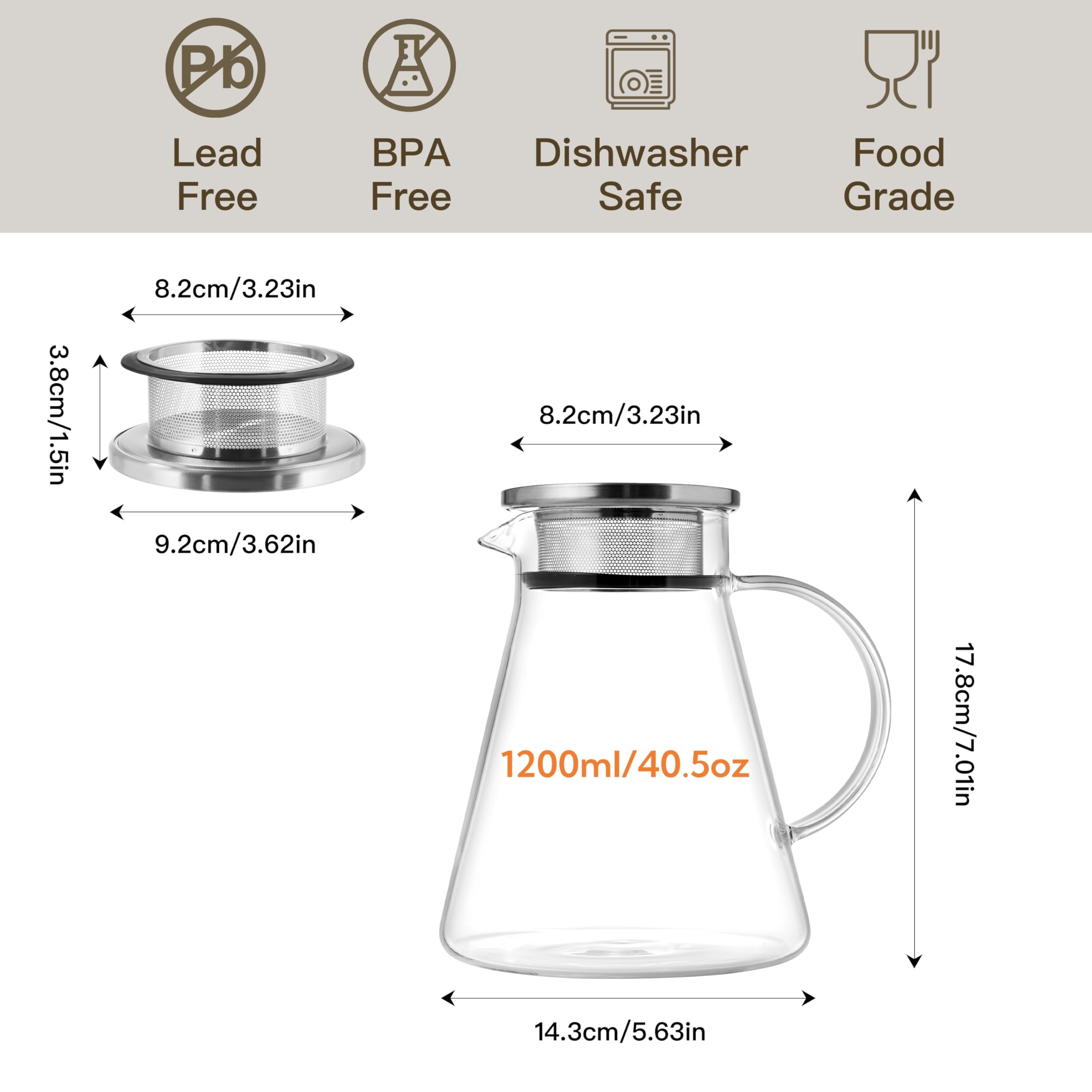 CNGLASS teapot on stovetop, safe heat for quick brews