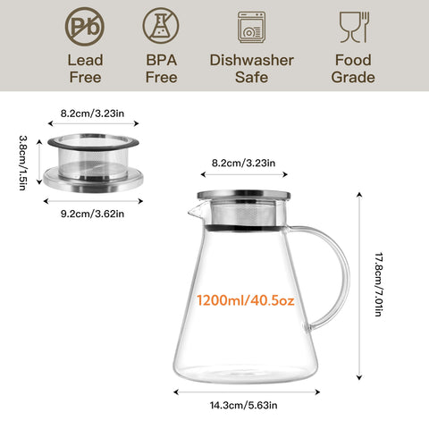 CNGLASS teapot on stovetop, safe heat for quick brews