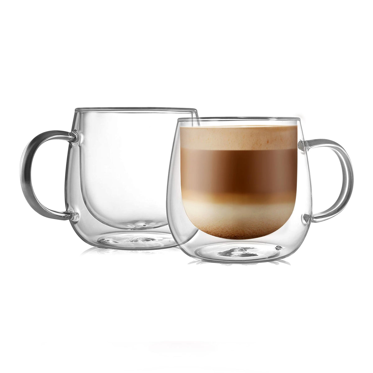CNGLASS 16oz double-walled mug in a 2-pack keeps coffee hot longer.