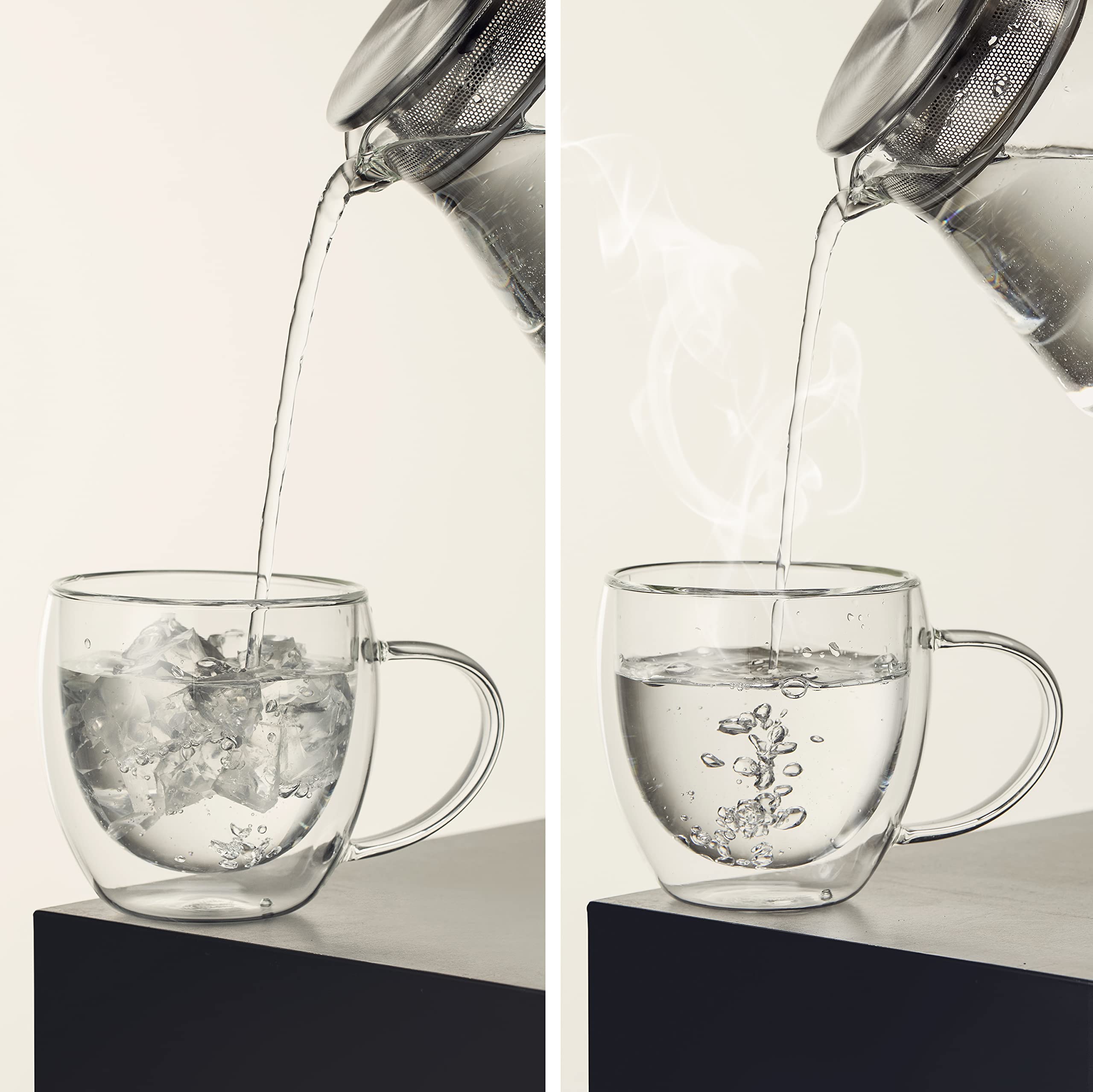 CNGLASS microwave and dishwasher safe mug for convenient care.