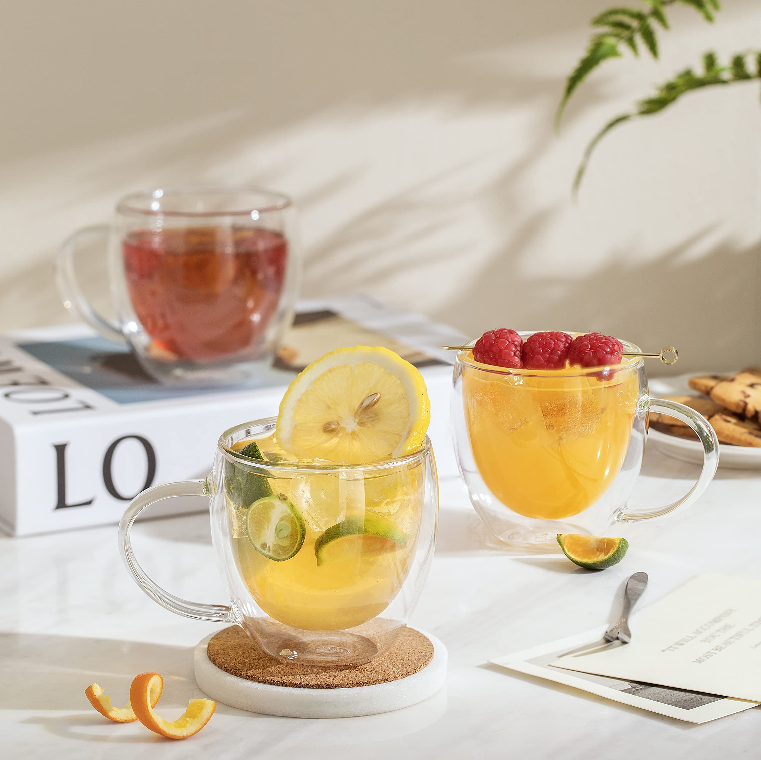 CNGLASS wide-bore design for easy cleaning and quick rinsing.