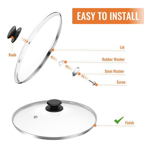 CnSneg bakelite knob on lid stays cool and easy to lift
