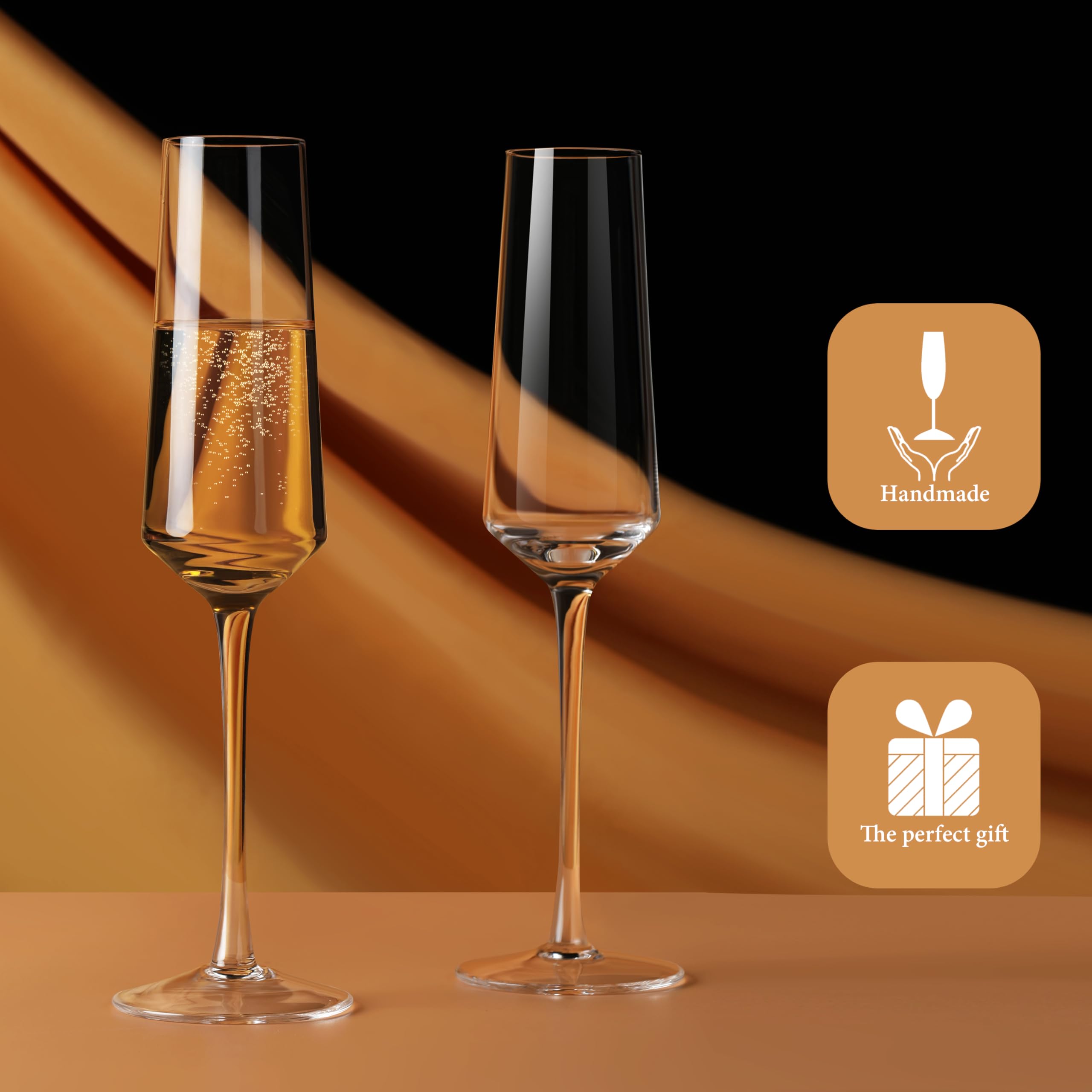 CnSneg slender body design enhances aroma and visual appeal.